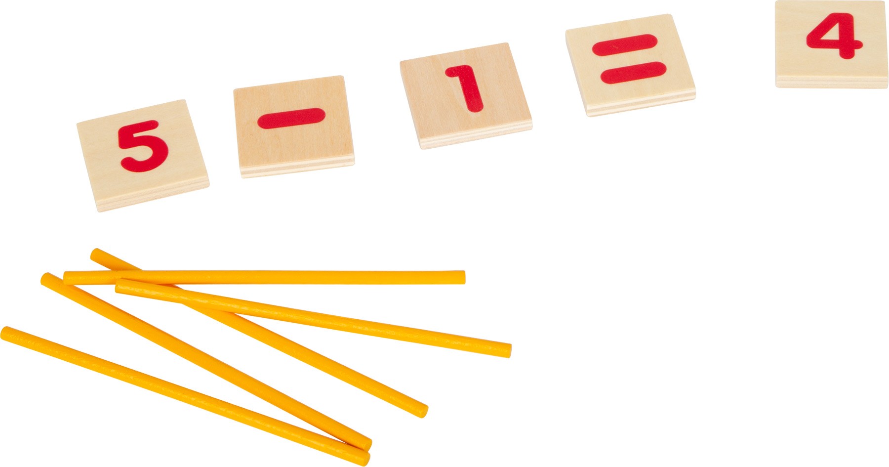 Wooden Arithmetic & Calculation Box with Counting Sticks - Vue 5