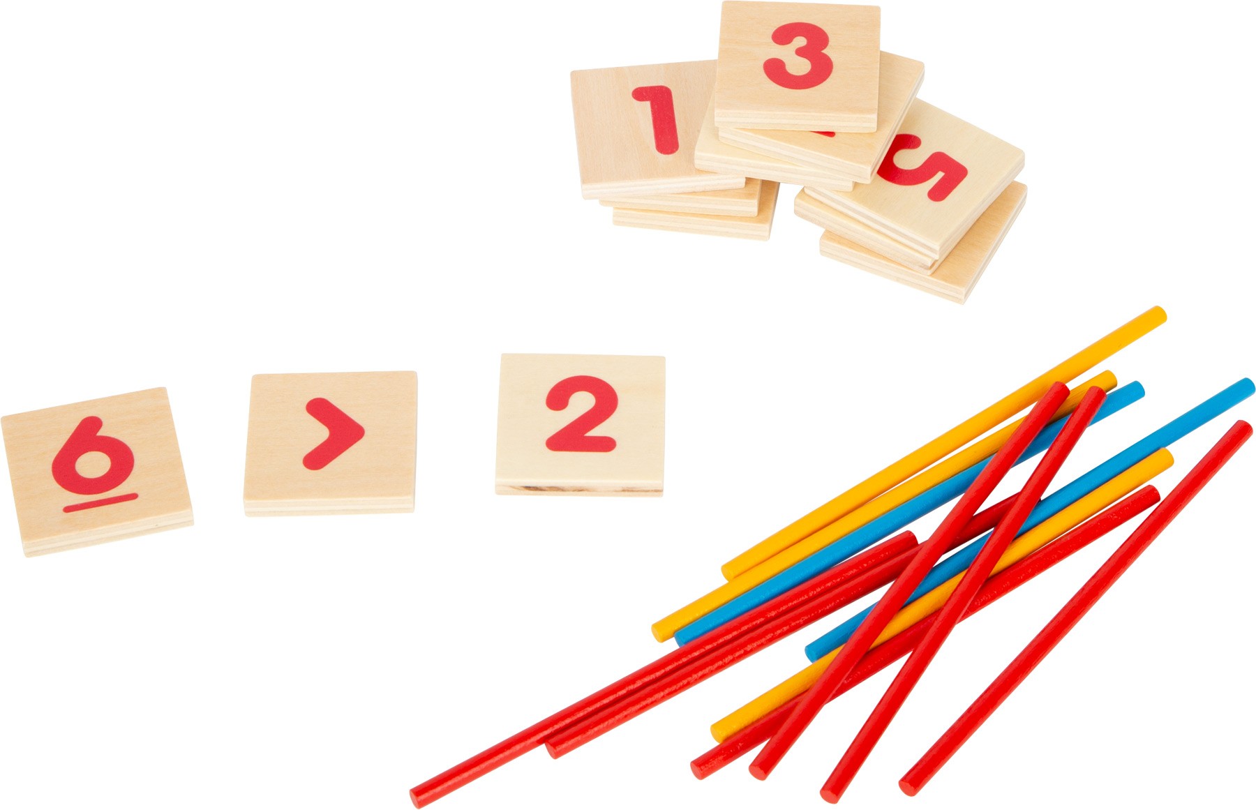 Wooden Arithmetic & Calculation Box with Counting Sticks - Vue 6