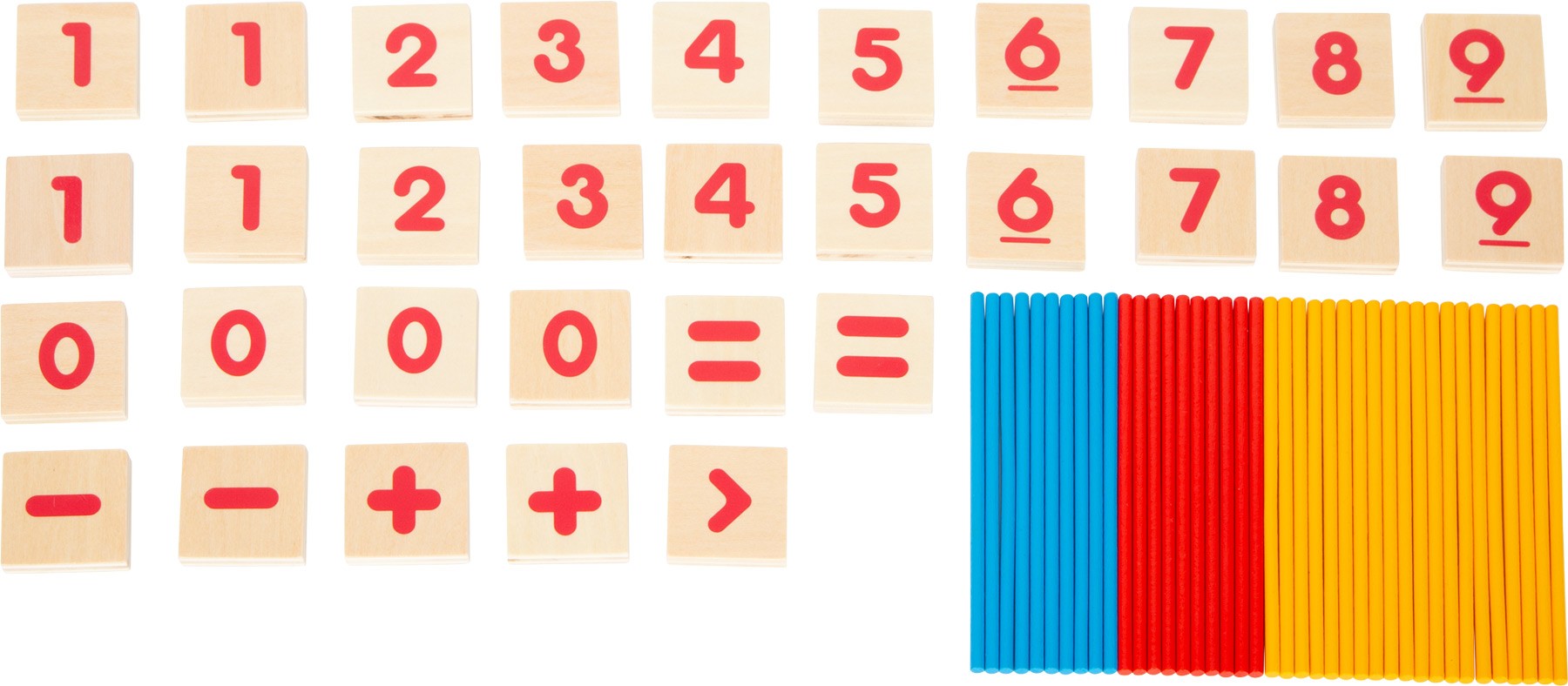 Wooden Arithmetic & Calculation Box with Counting Sticks - Vue 2