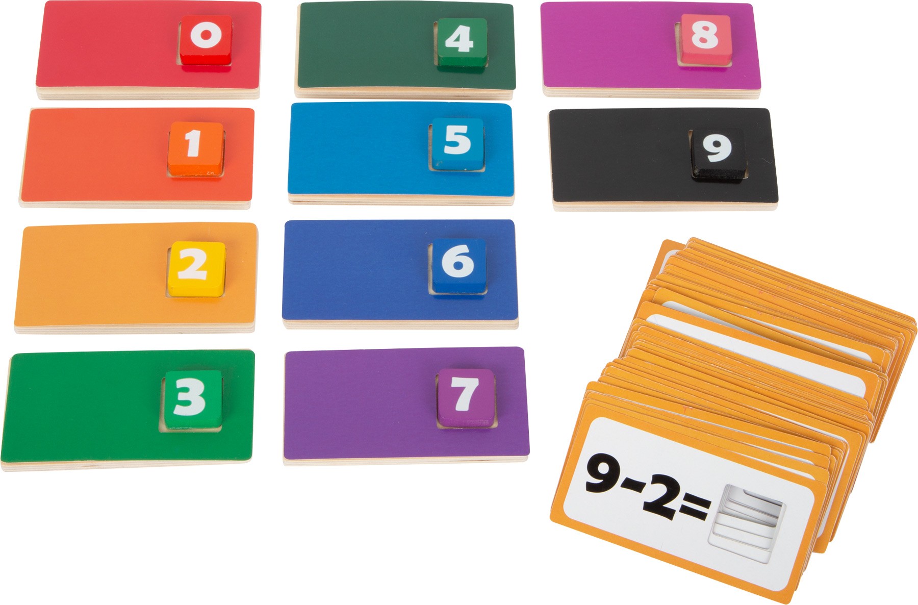Maths Quiz Wooden Addition & Subtraction Learning Box - Vue 3