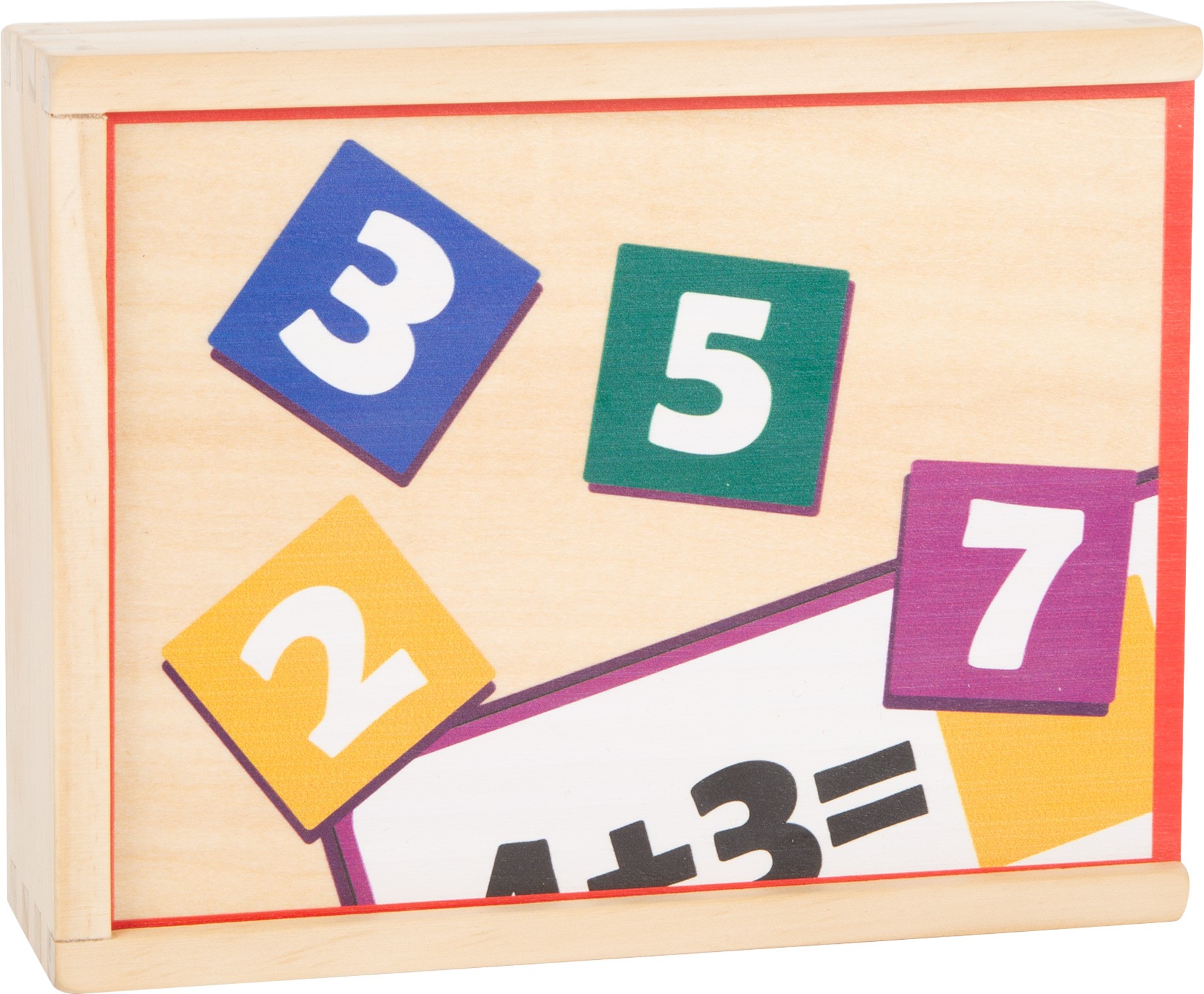 Maths Quiz Wooden Addition & Subtraction Learning Box - Vue 5
