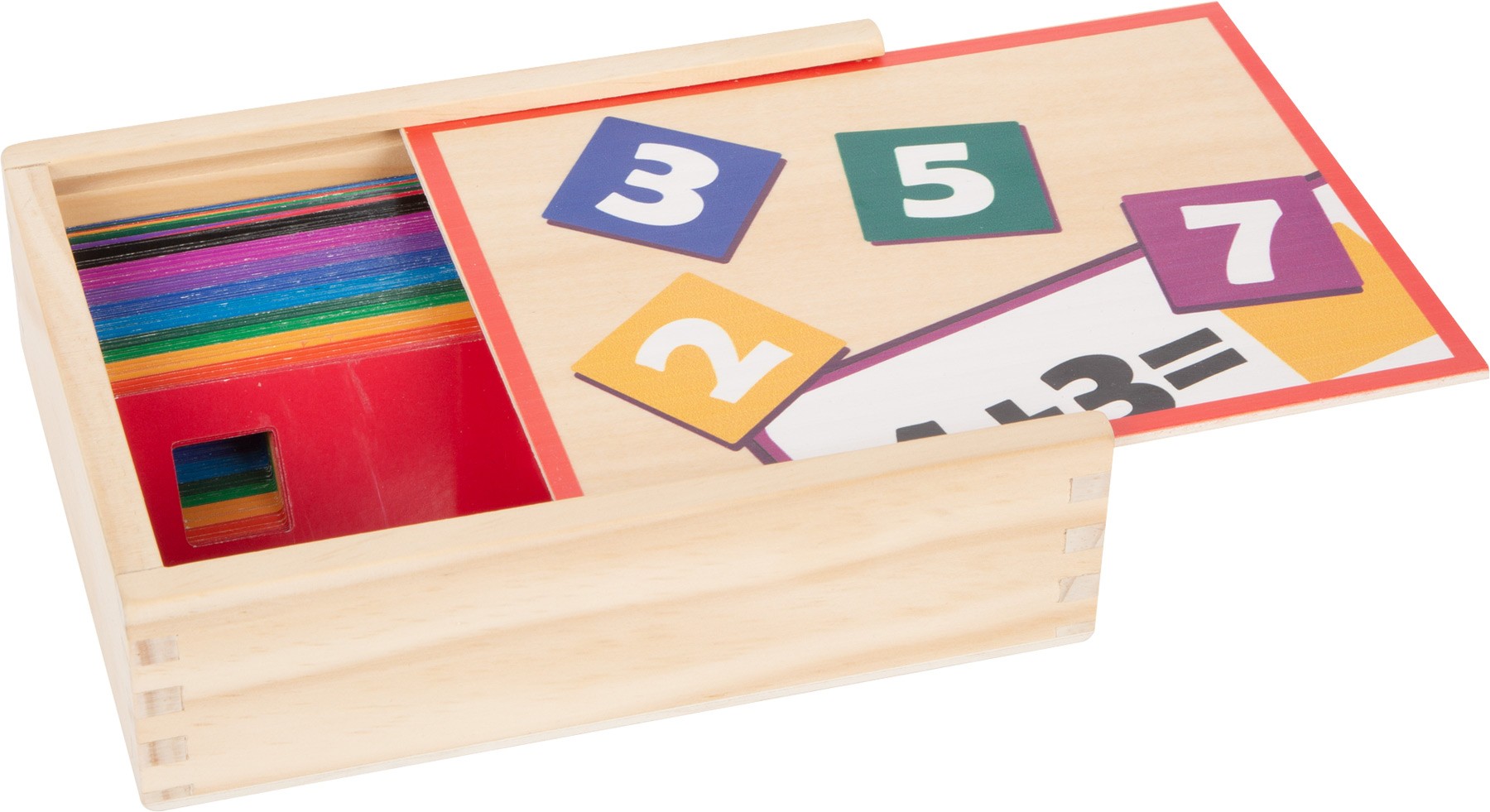 Maths Quiz Wooden Addition & Subtraction Learning Box - Vue 6