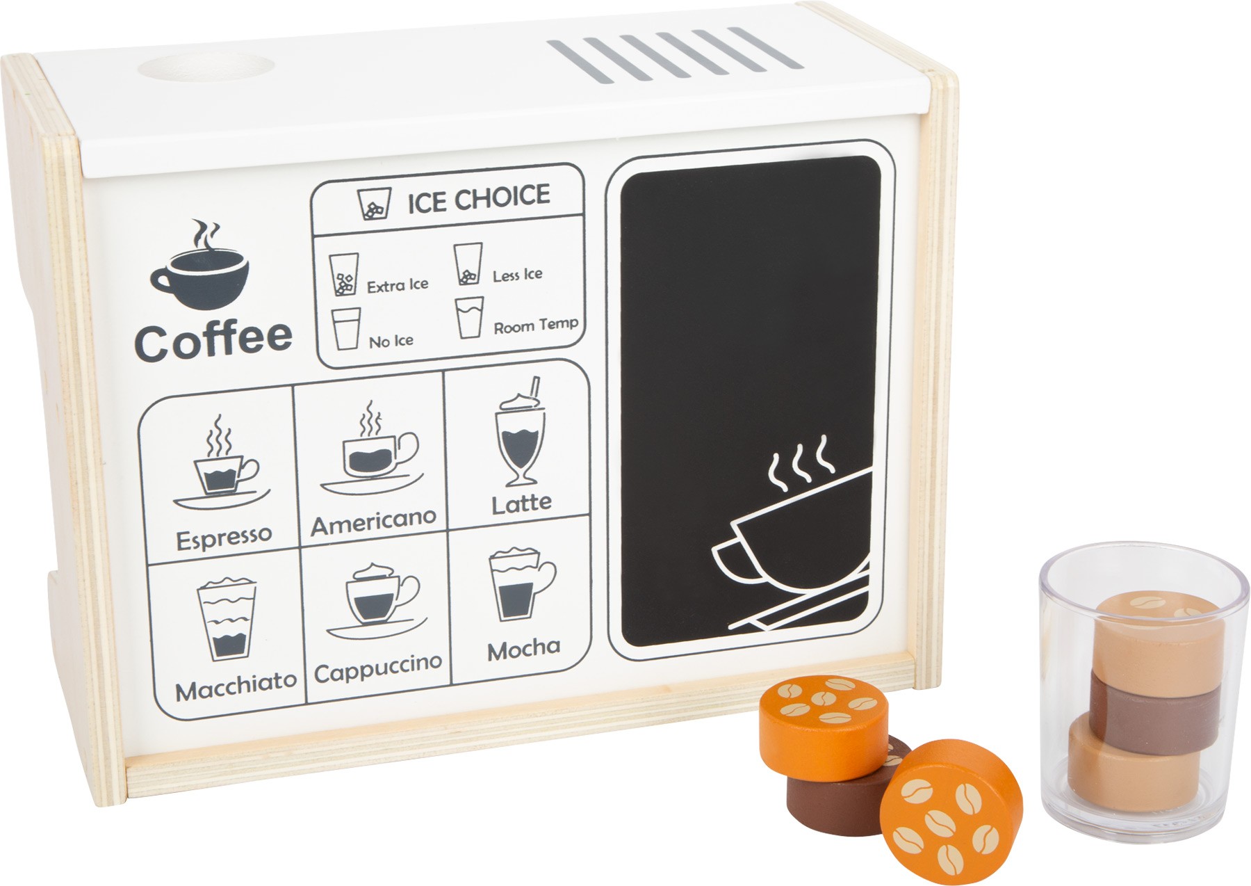 Wooden Espresso Coffee Maker Kitchen Playset - Vue 3