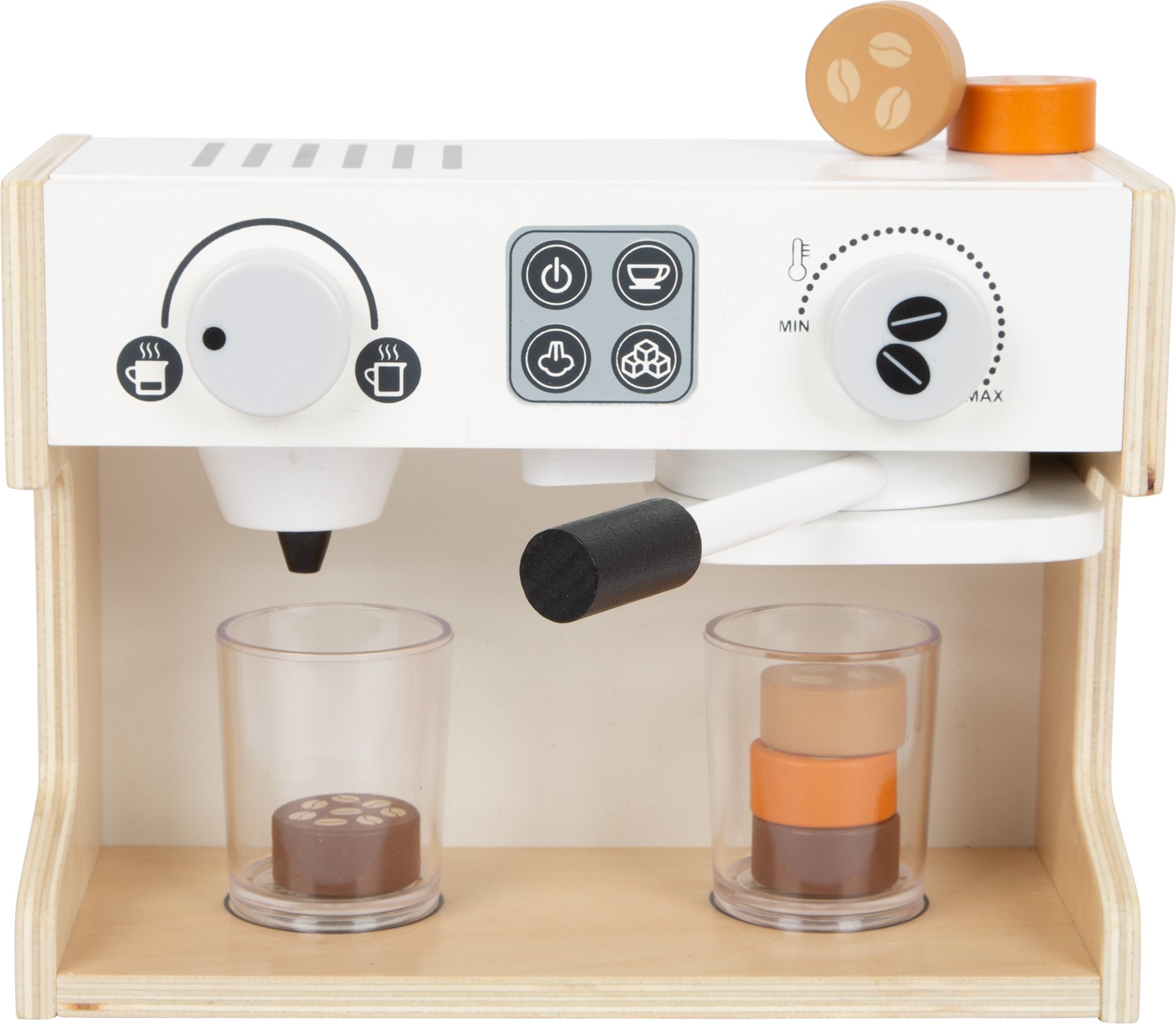 Wooden Espresso Coffee Maker Kitchen Playset - Vue 5