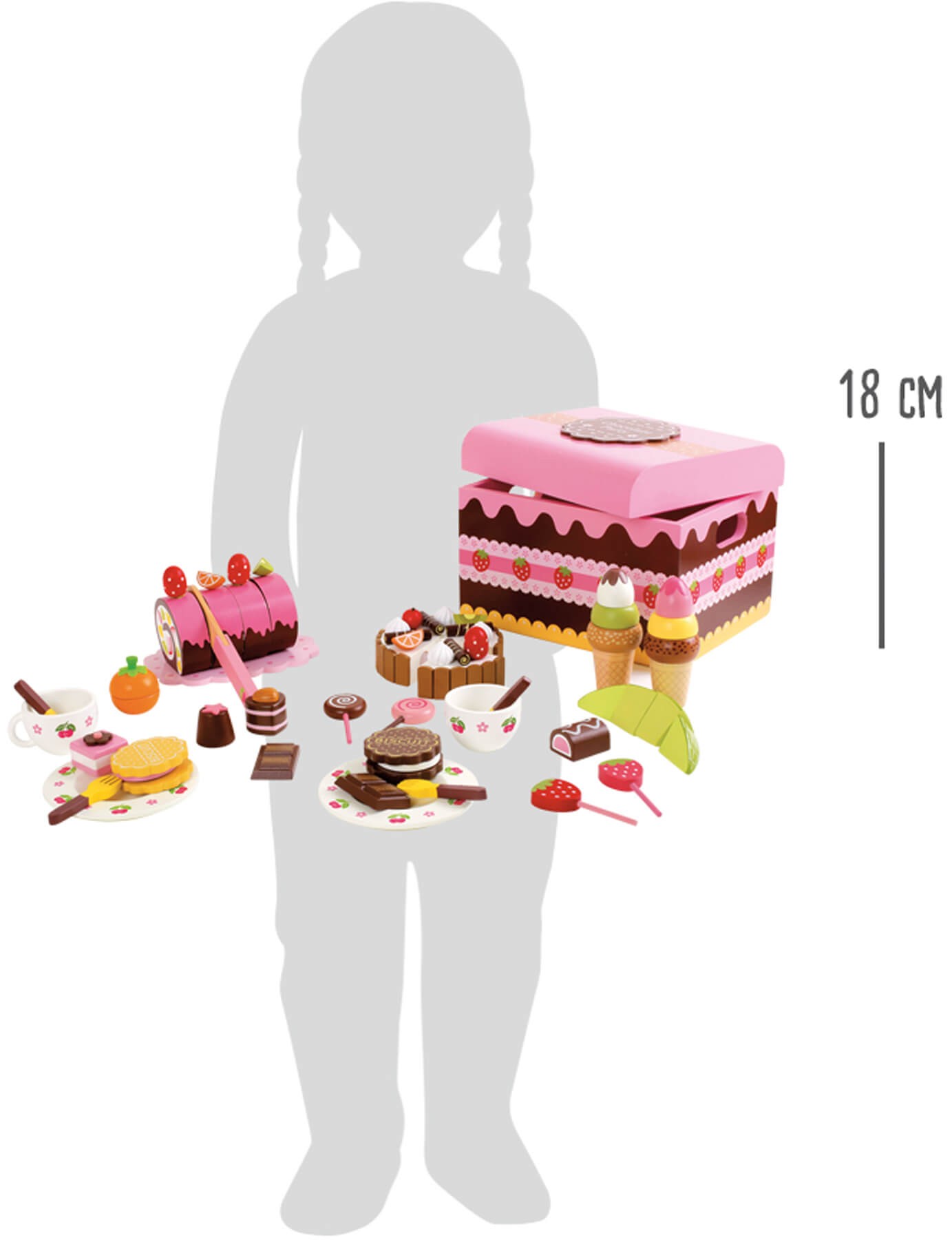 Wooden Chocolates & Sweet Treats Confectionery Box - Vue 8