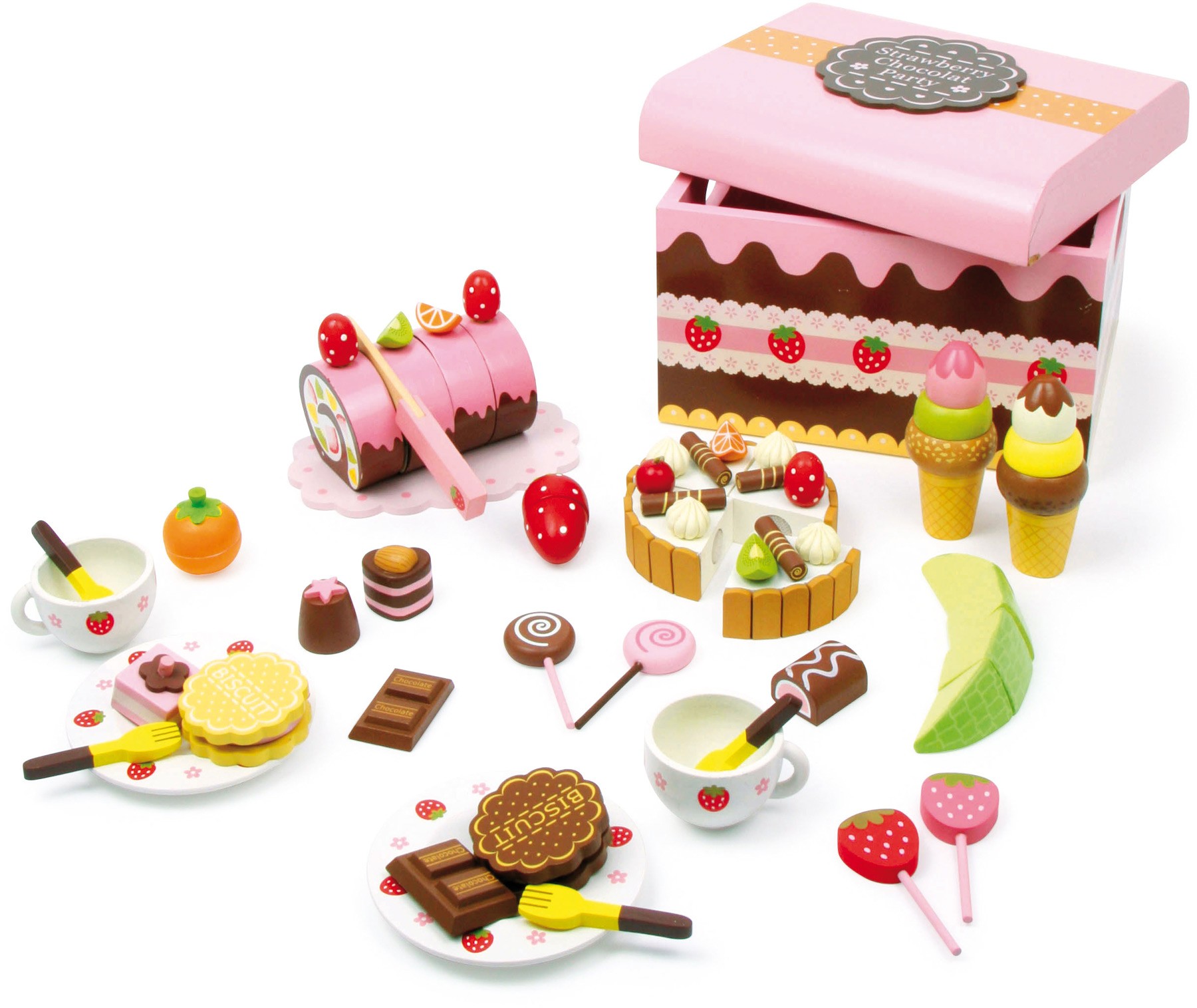 Wooden Chocolates & Sweet Treats Confectionery Box