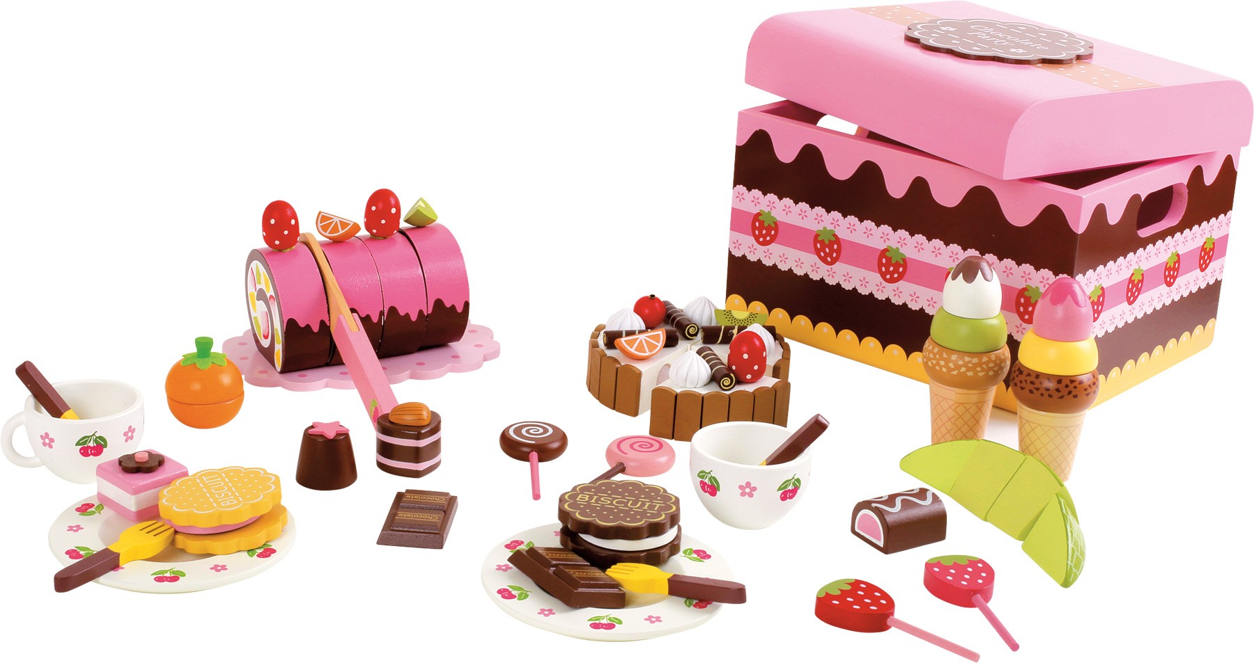 Wooden Chocolates & Sweet Treats Confectionery Box - Vue 2