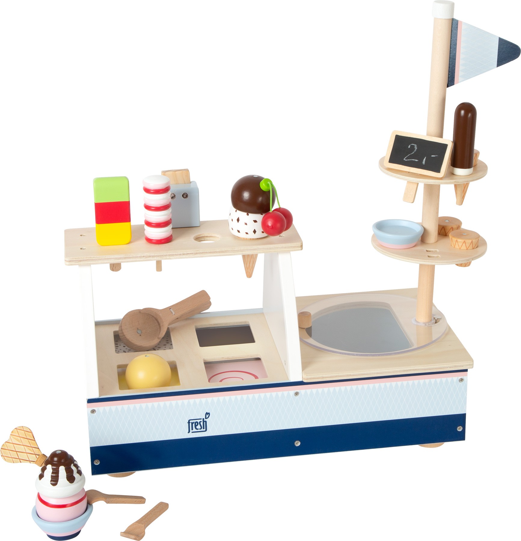 Wooden Bread & Bakery Basket Sliceable Set