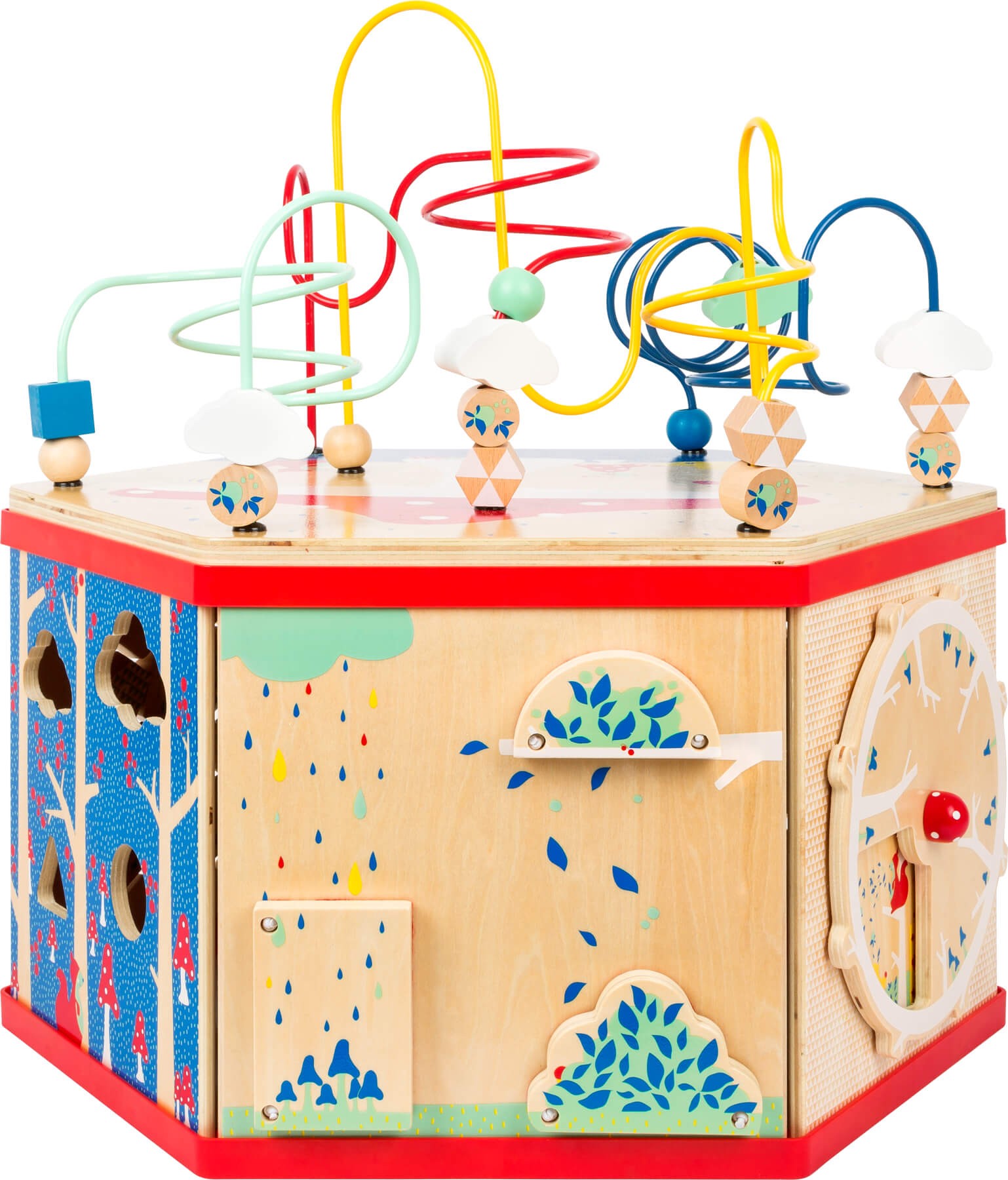 Deluxe Farm Wooden XL Activity Cube & Stool - Vue 23
