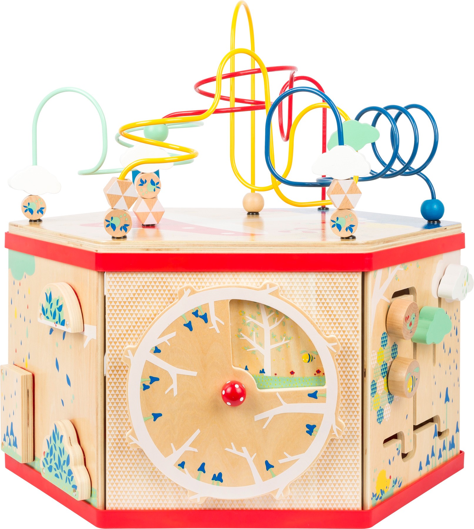 Deluxe Farm Wooden XL Activity Cube & Stool - Vue 26