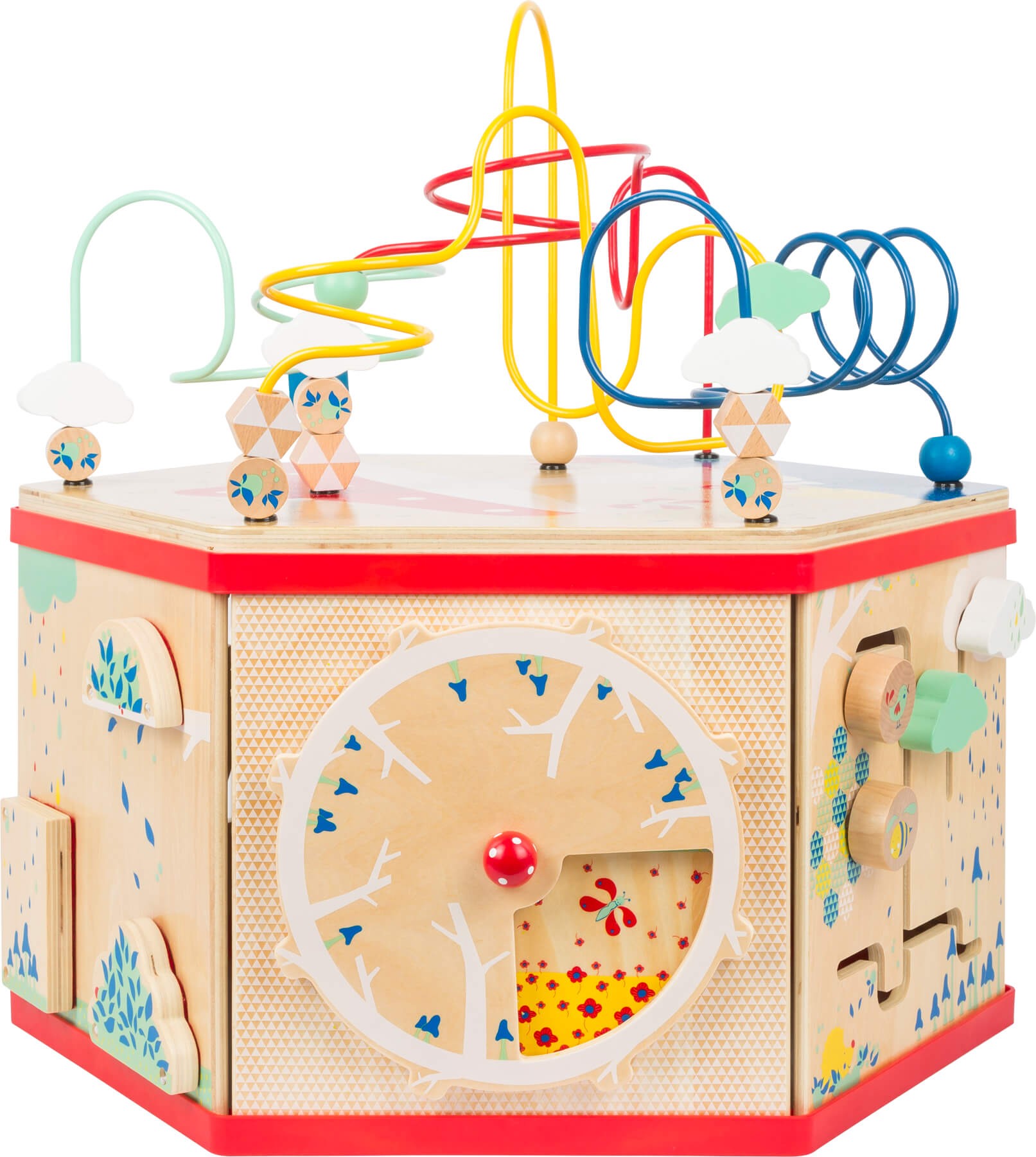 Deluxe Farm Wooden XL Activity Cube & Stool - Vue 27
