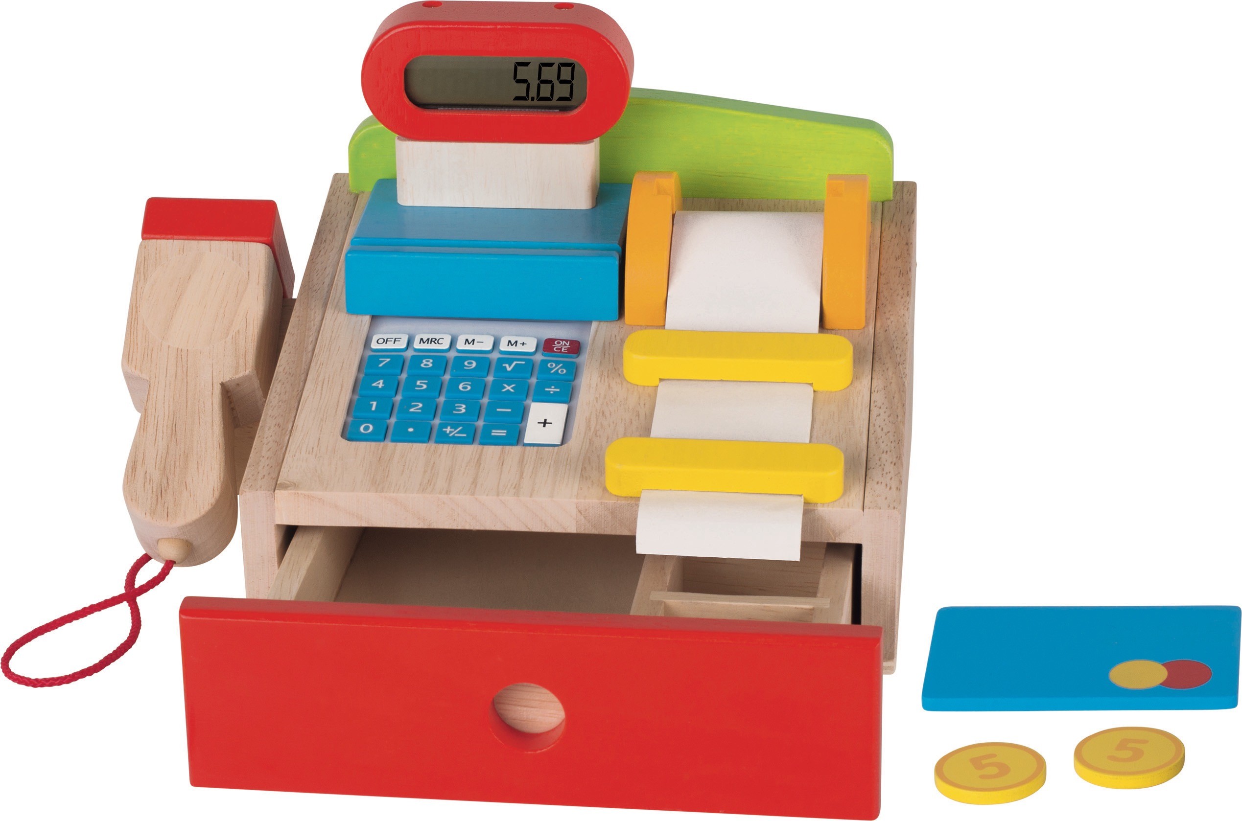 Multifunctional Wooden Cash Register & Till