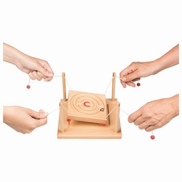 Double-Sided Wooden Ball Maze Game - Vue 3