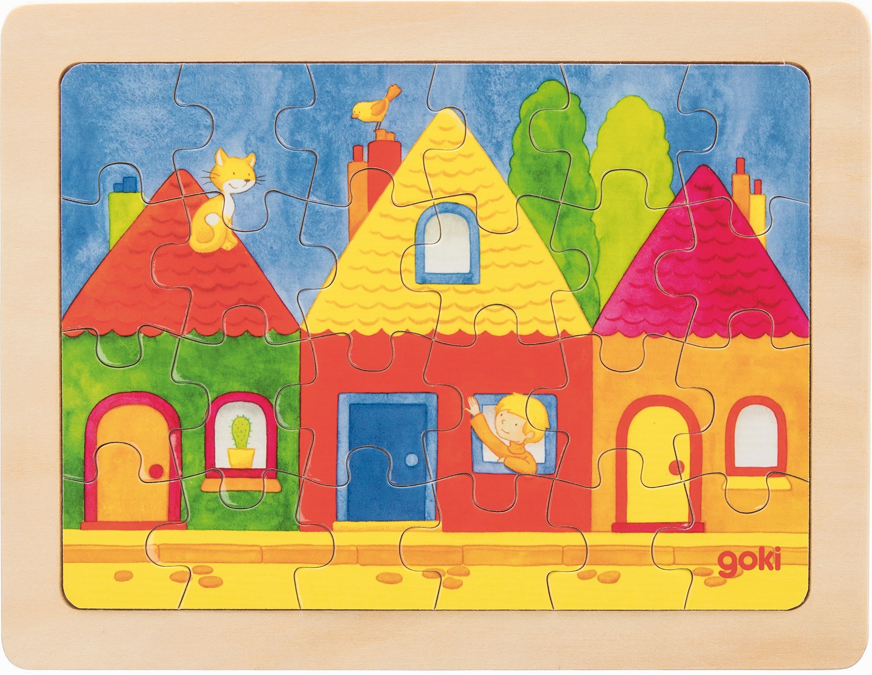 24-Piece Wooden Frame Jigsaw Puzzle - Vue 4