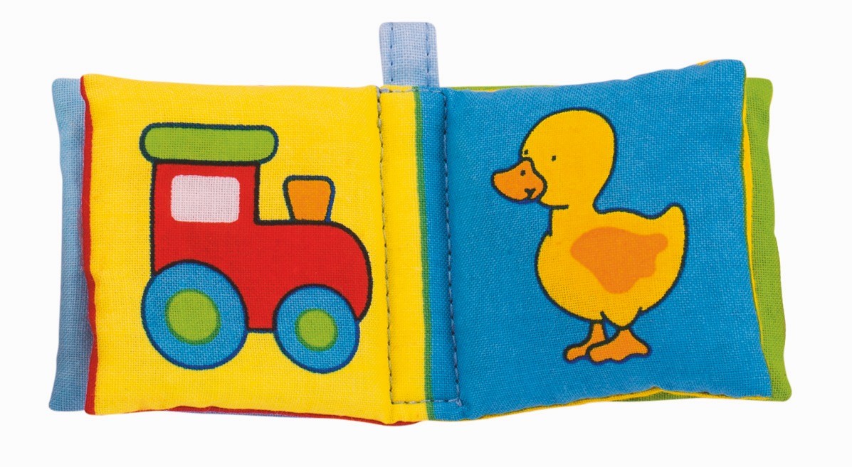 Baby Sensory Soft Fabric First Picture Book - Crinkle & Squeak - Vue 3