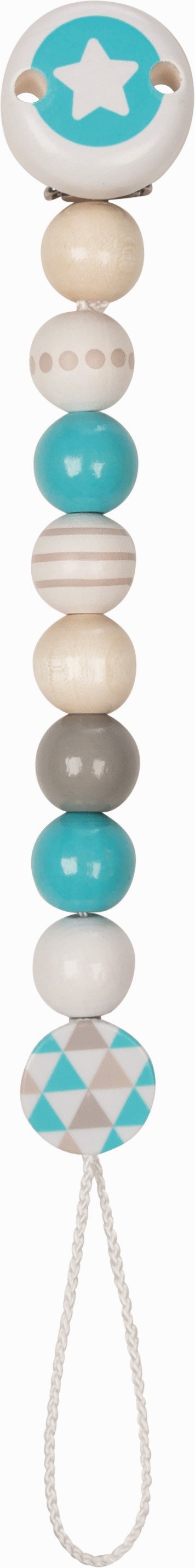 Scandinavian Blue & Grey Star Wooden Dummy Clip