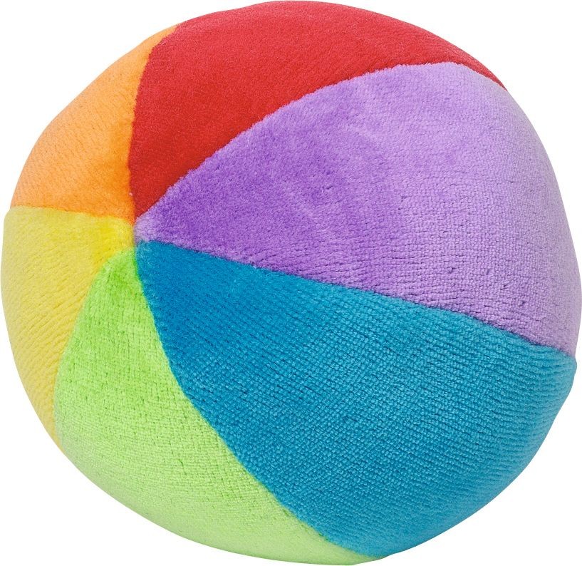 Rainbow Sensory Clutching Ball with Bell