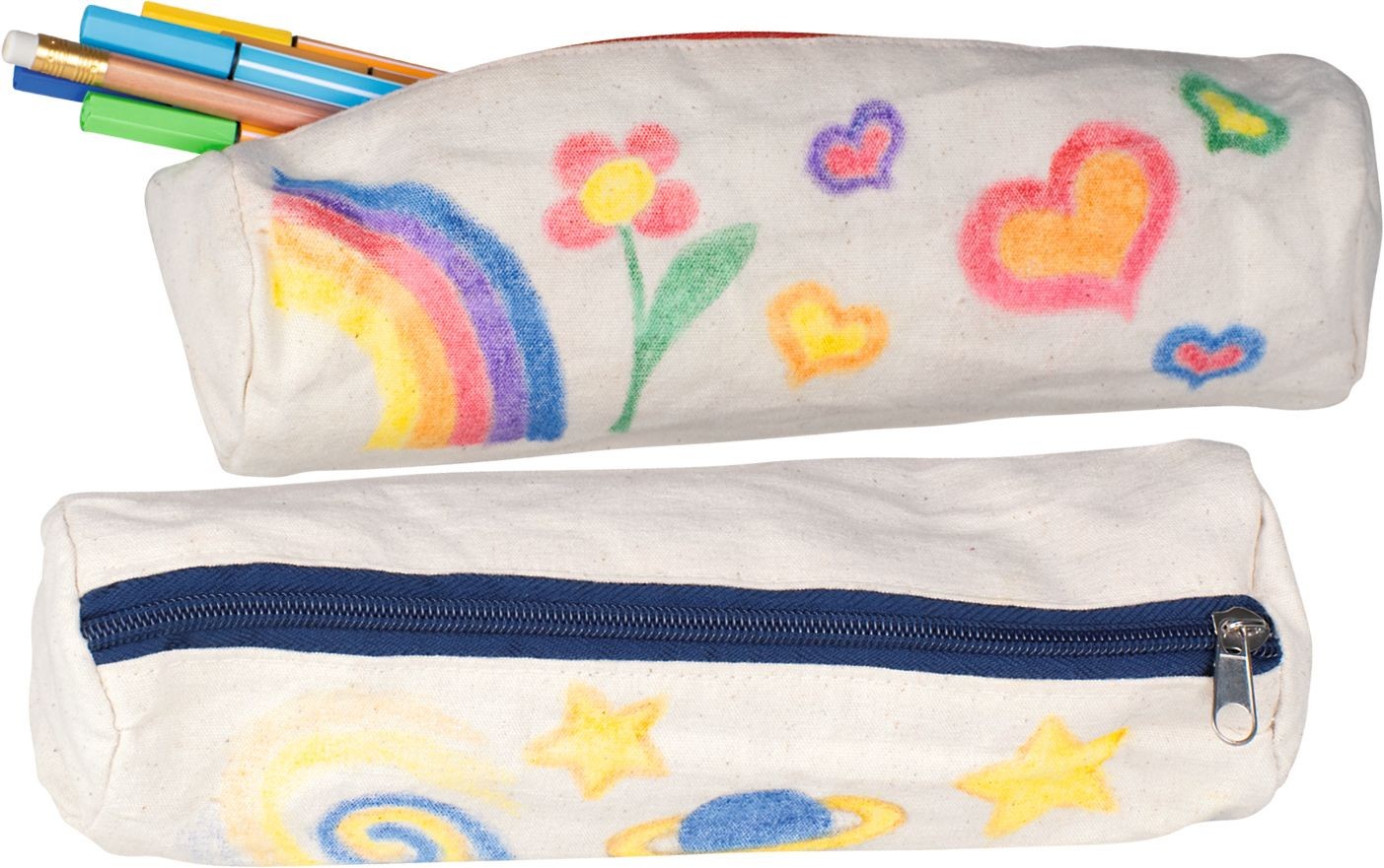 DIY Customisable Cotton Pencil Case