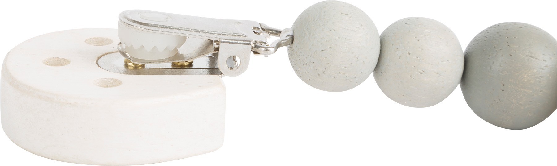 Wooden Sheep Dummy Clip & Soother Chain - Vue 4