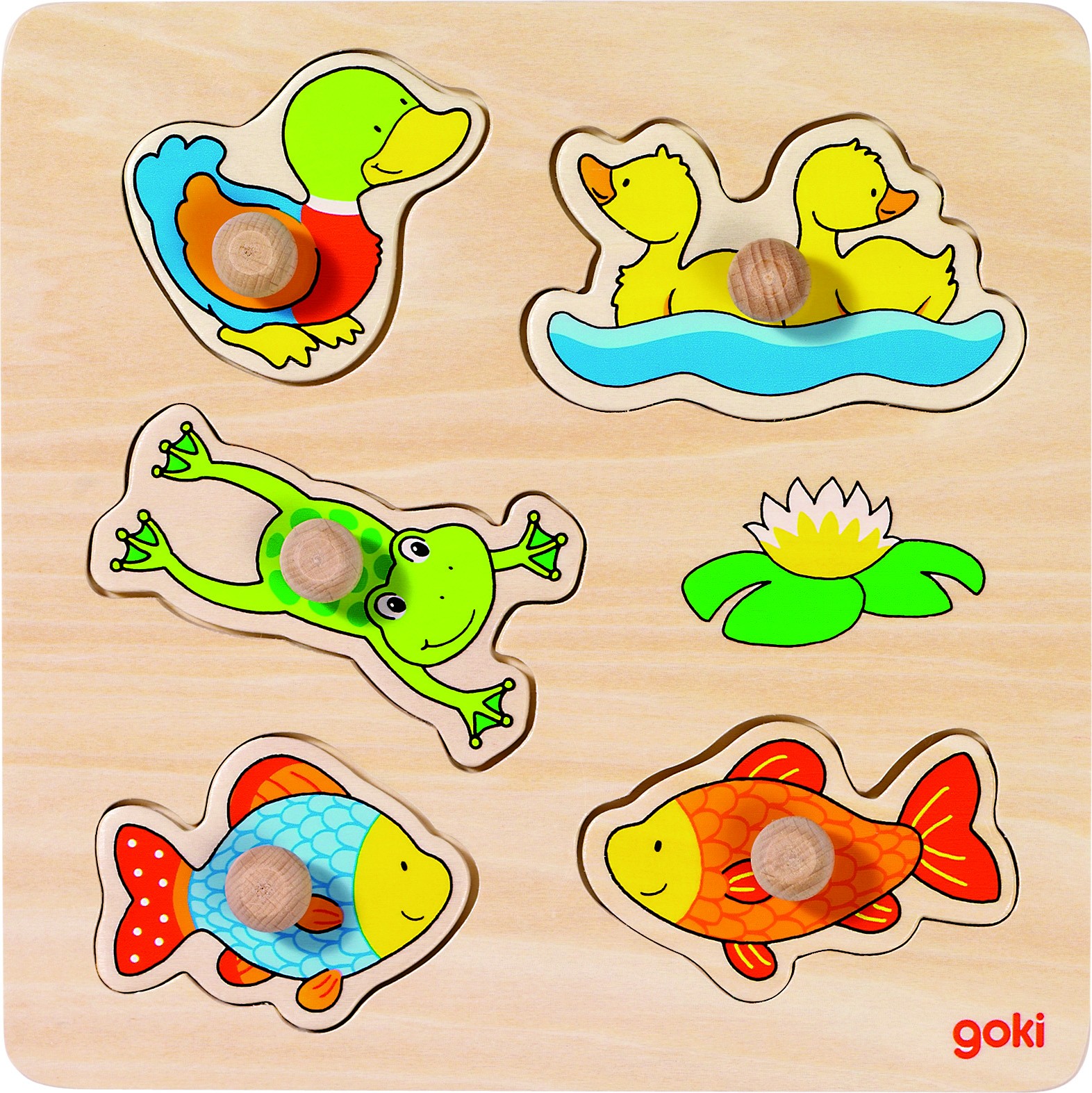 5-Piece Wooden Knob Inset Puzzle - Vue 5