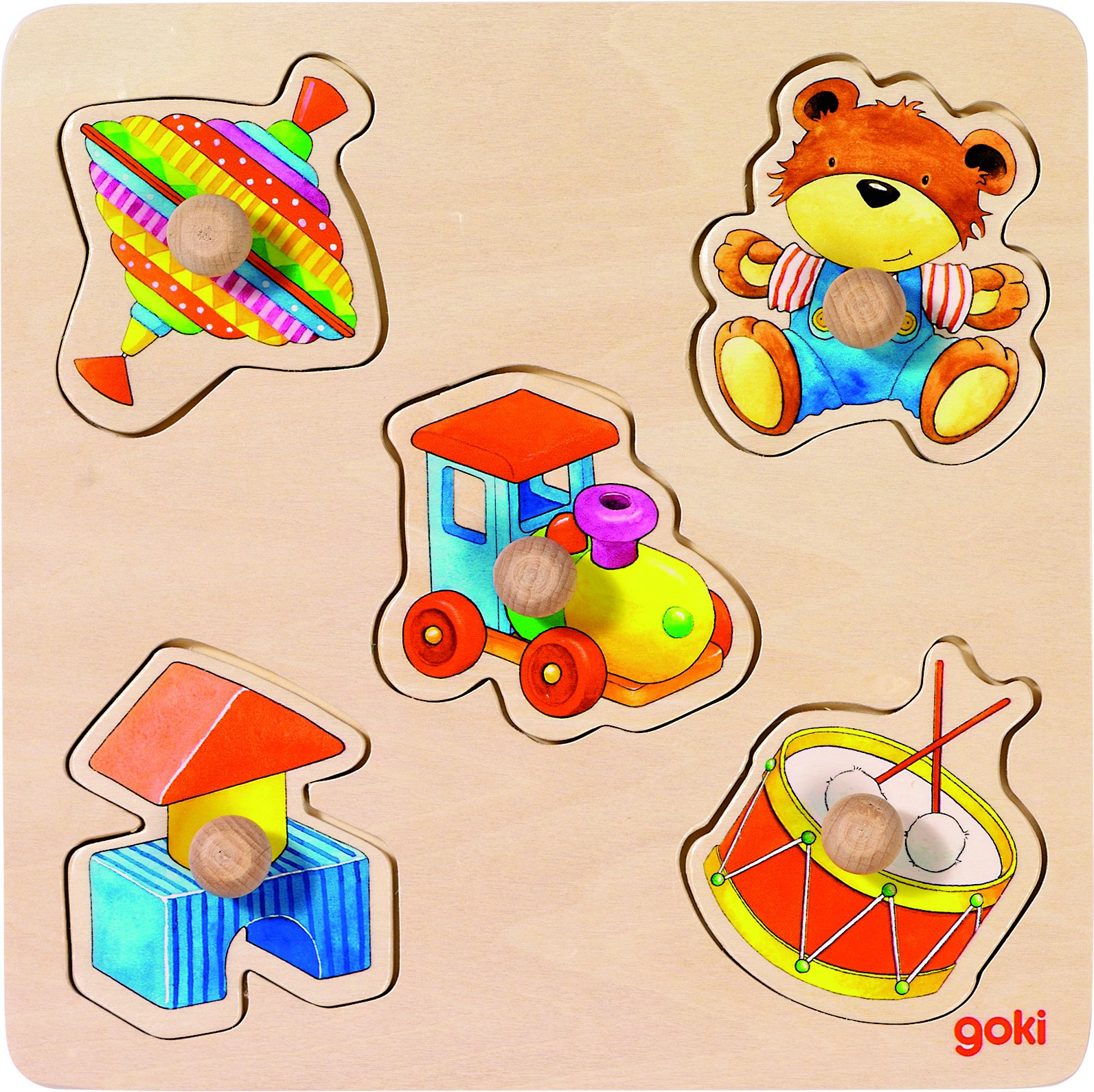 5-Piece Wooden Knob Inset Puzzle - Vue 9