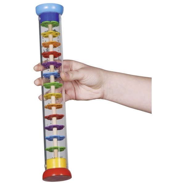 Rainbow Cascade Rainmaker Rainstick Toy - Vue 8