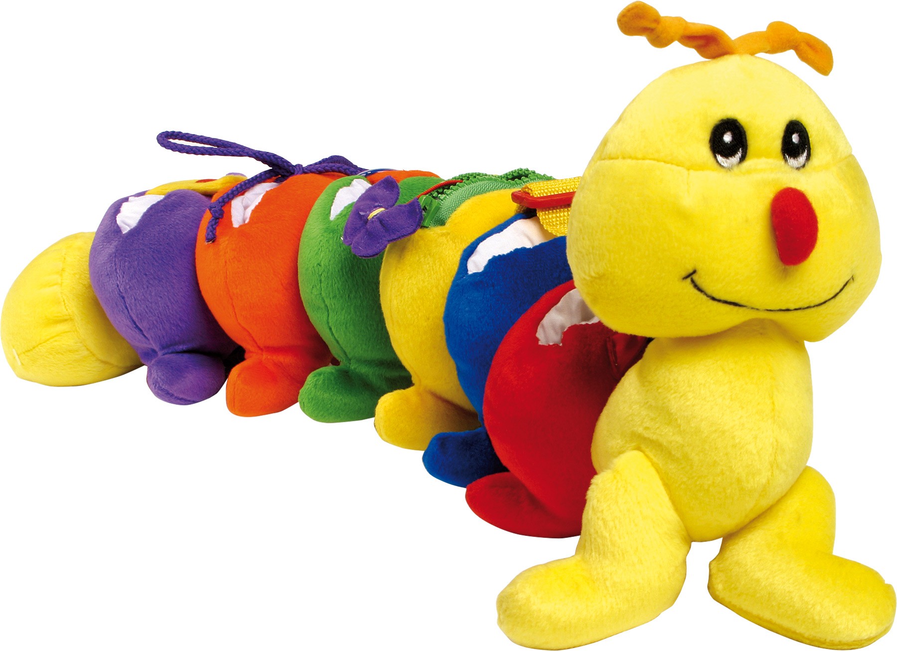 Wooden Centipede Motor Skills Toy - Pull & Flex Movement