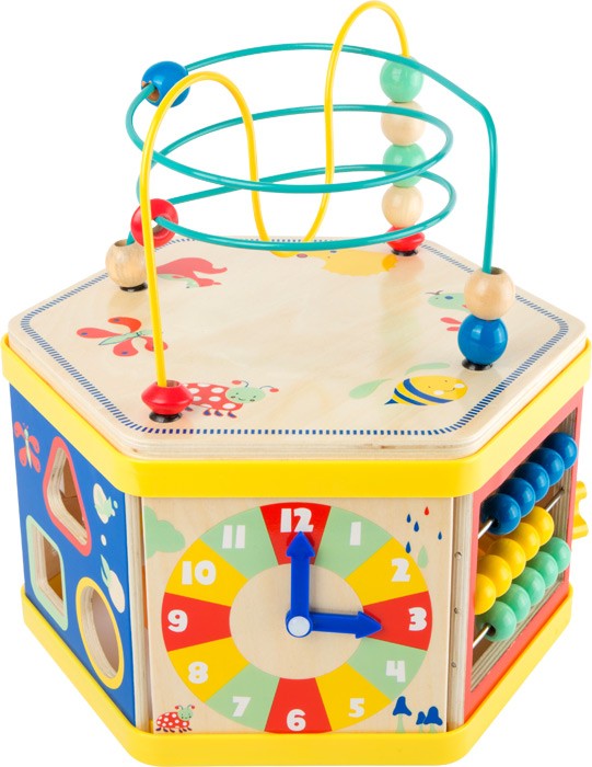 Spring Hexagonal Activity Cube - Motor Skills Discovery - Vue 3