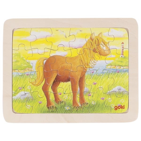 Puzzle de Madera de 24 Piezas - Animales y sus Crías - Vue 3