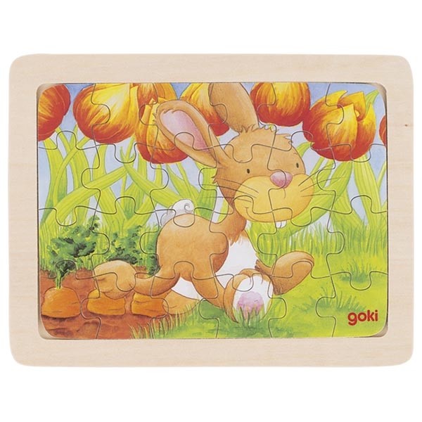 Puzzle de Madera de 24 Piezas - Animales y sus Crías - Vue 5
