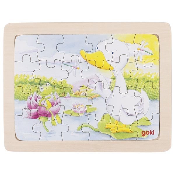 Puzzle de Madera de 24 Piezas - Animales y sus Crías - Vue 6