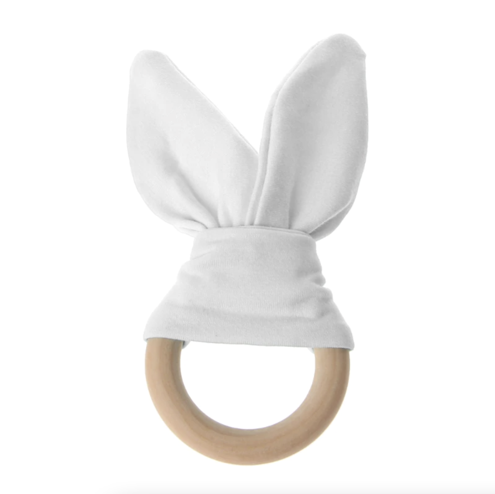 Montessori Teething Ring - Bunny Ears - Vue 11