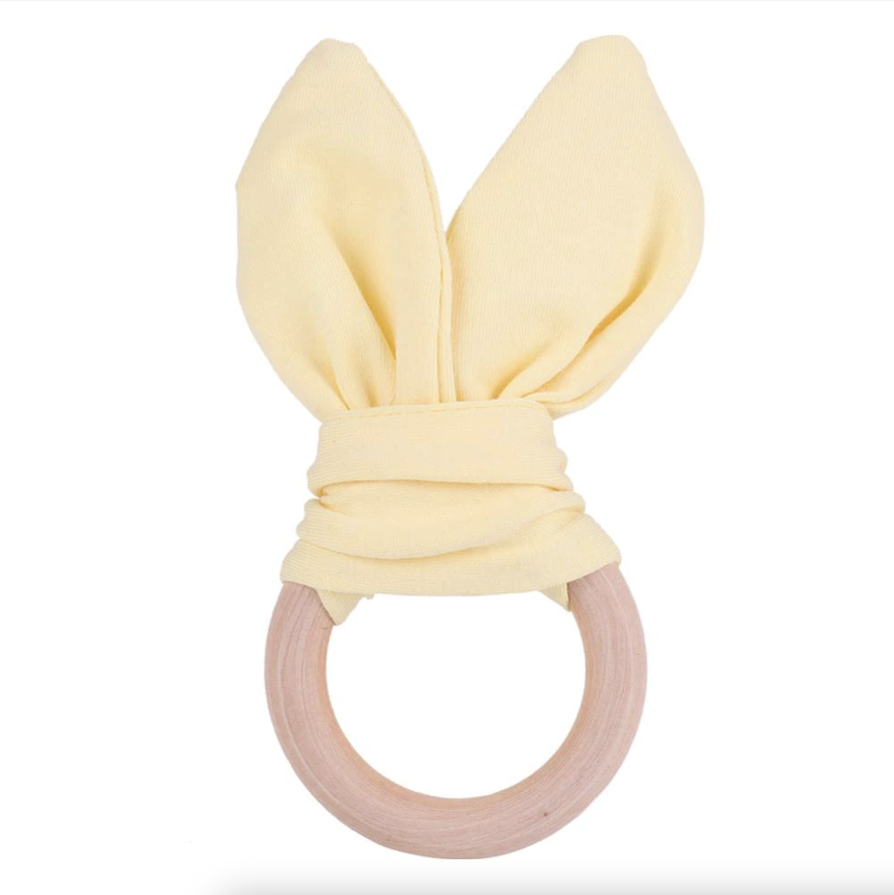Montessori Teething Ring - Bunny Ears - Vue 14