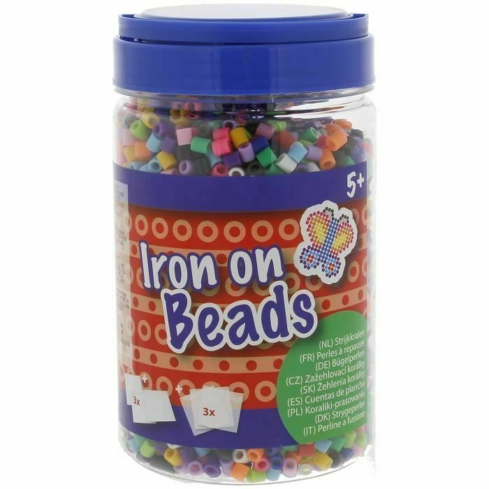 Children's Colourful Ironing Fuse Beads Craft Set