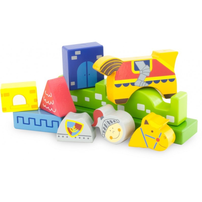 Magnetic Wooden Knight & Castle Jigsaw Puzzle - Vue 3