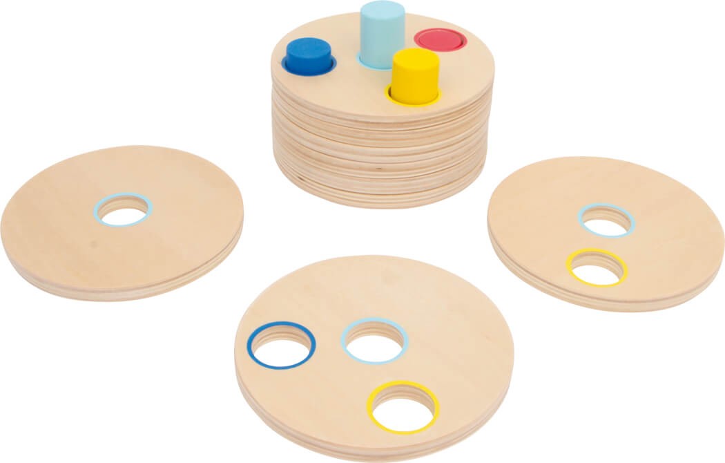 Logisteck 8-Column Wooden Colour Stacking Peg Base - Vue 6