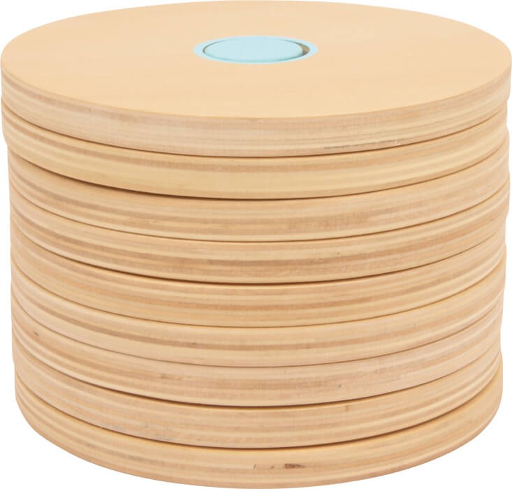 Logisteck 8-Column Wooden Colour Stacking Peg Base - Vue 7