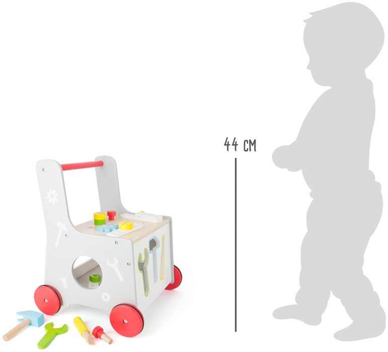 Handyman Wooden Baby Walker & Tool Truck - Vue 9