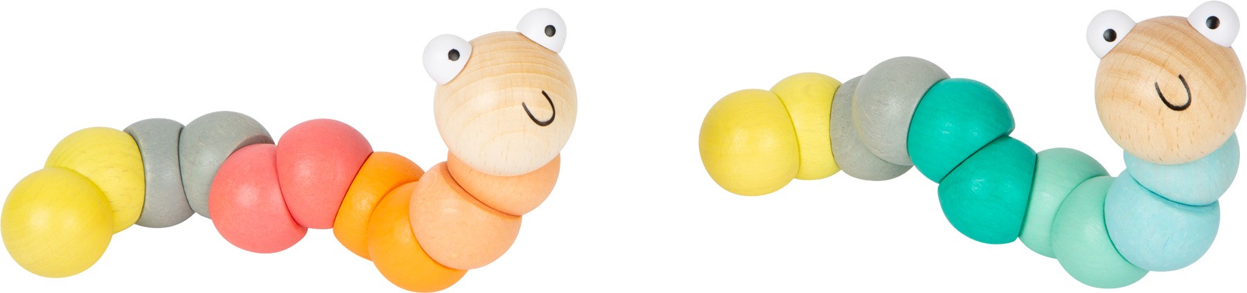 Pastel Wooden Grasping & Sensory Activity Rattle - Vue 2