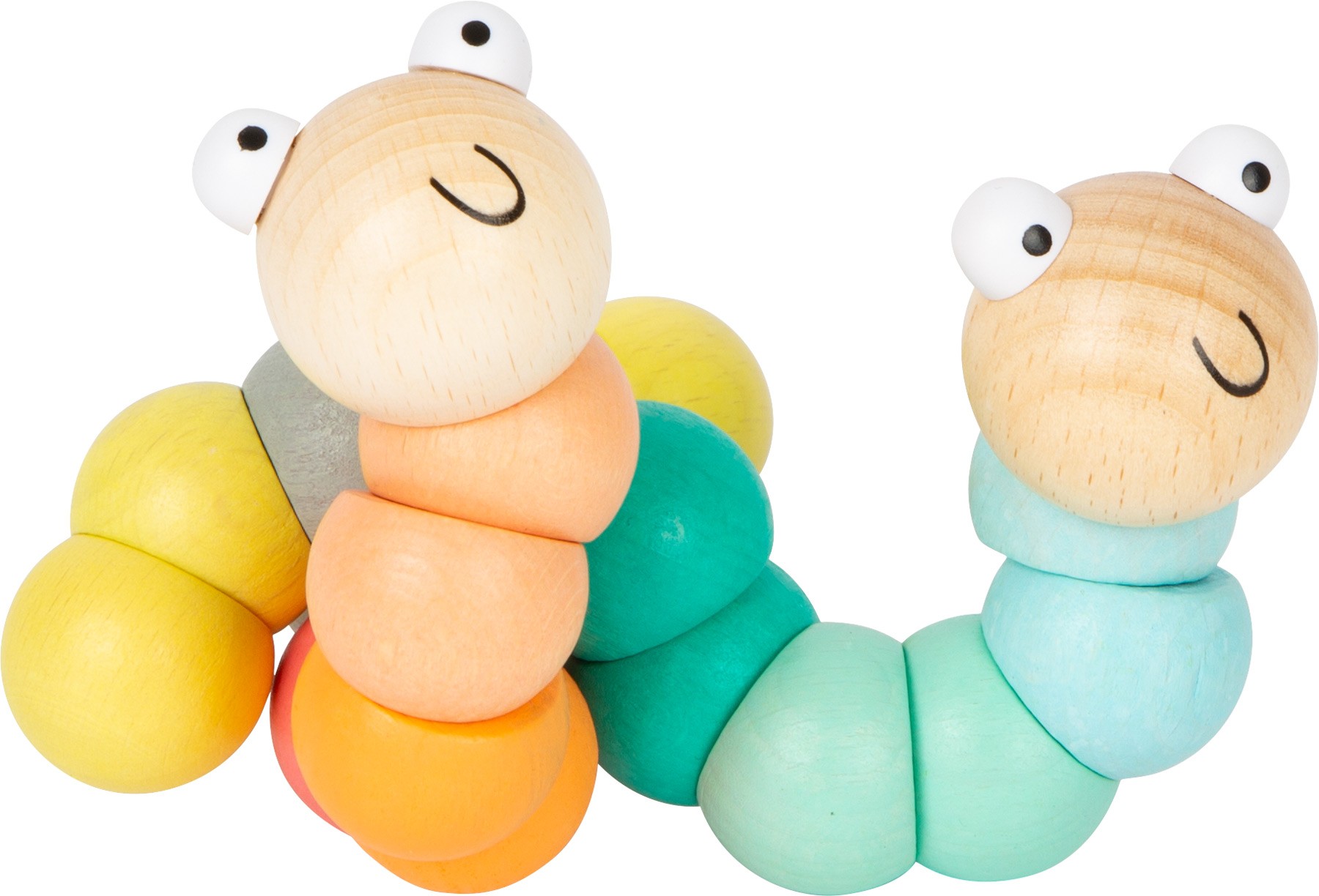 Pastel Wooden Grasping & Sensory Activity Rattle