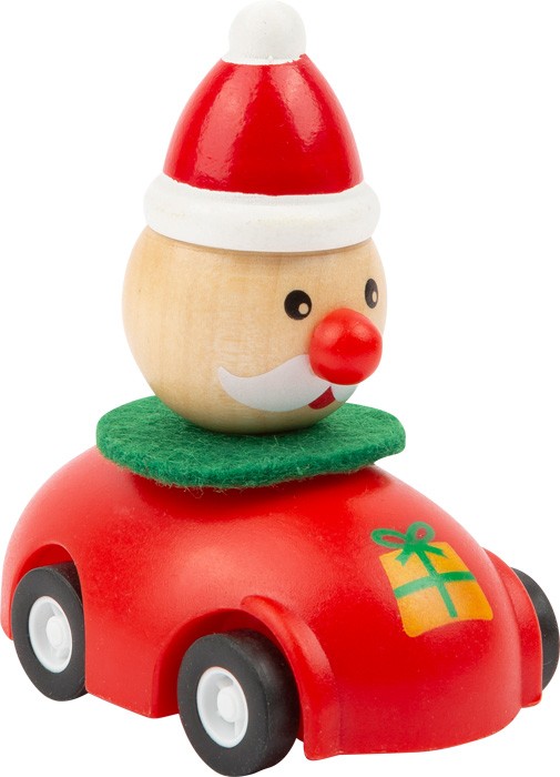Festive Holiday Wooden Christmas Play Car - Vue 2