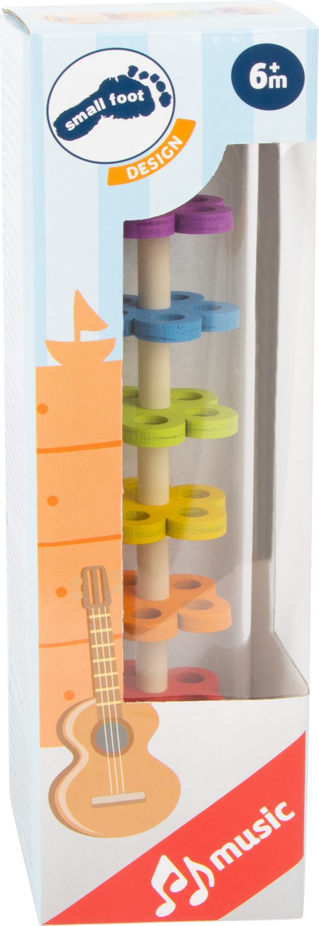 Wooden Rainmaker Sensory Sound Tube - Safari Adventure - Vue 8