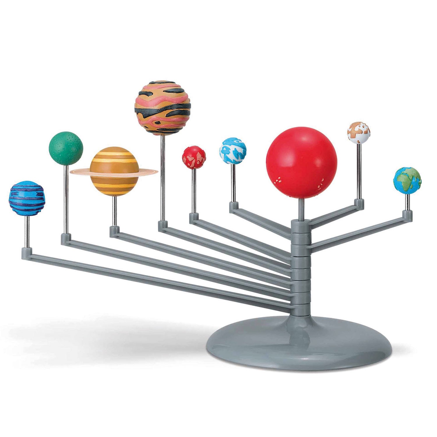 3D Wooden Solar System Planetary Orbit Model