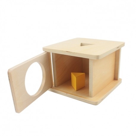 Montessori Triangle Shape Inset & Drop Box - Vue 2