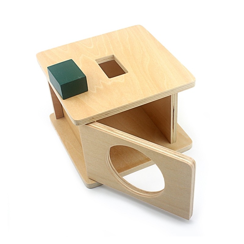 Montessori Rectangular Shape Inset & Drop Box - Vue 2