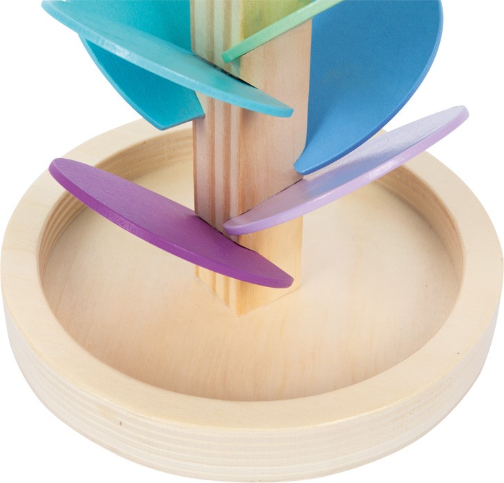 Wooden Musical Marble Tree - Melodic Petal Run - Vue 5