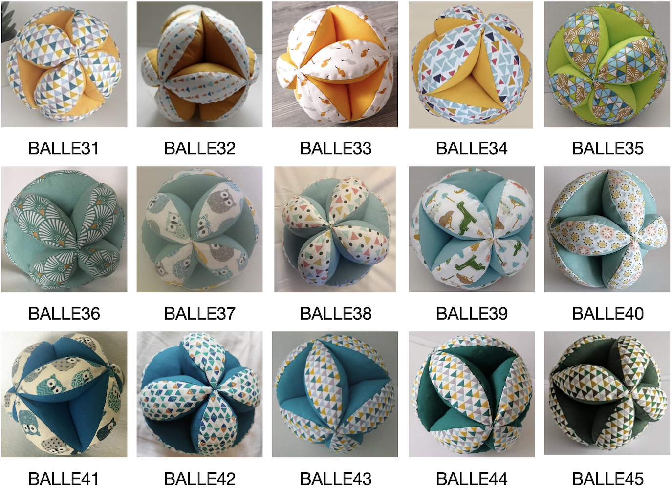 Montessori Fabric Clutch Ball - Baby Sensory Gripping Ball - Vue 8