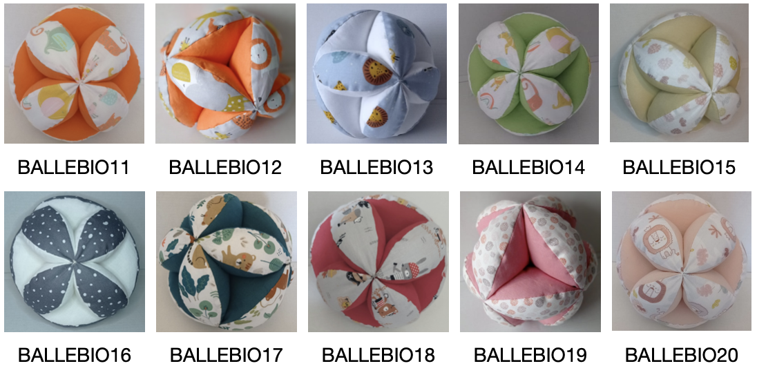 Montessori Fabric Clutch Ball - Baby Sensory Gripping Ball - Vue 13