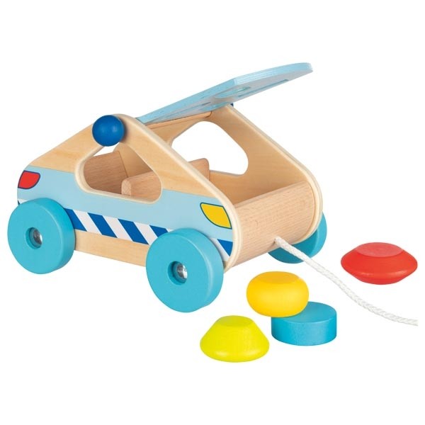 Wooden Car Shape Sorter Toy - Vue 5