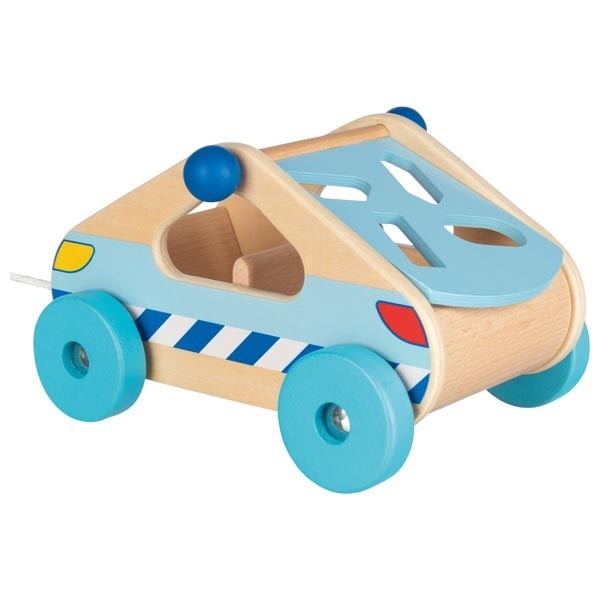 Wooden Car Shape Sorter Toy - Vue 6